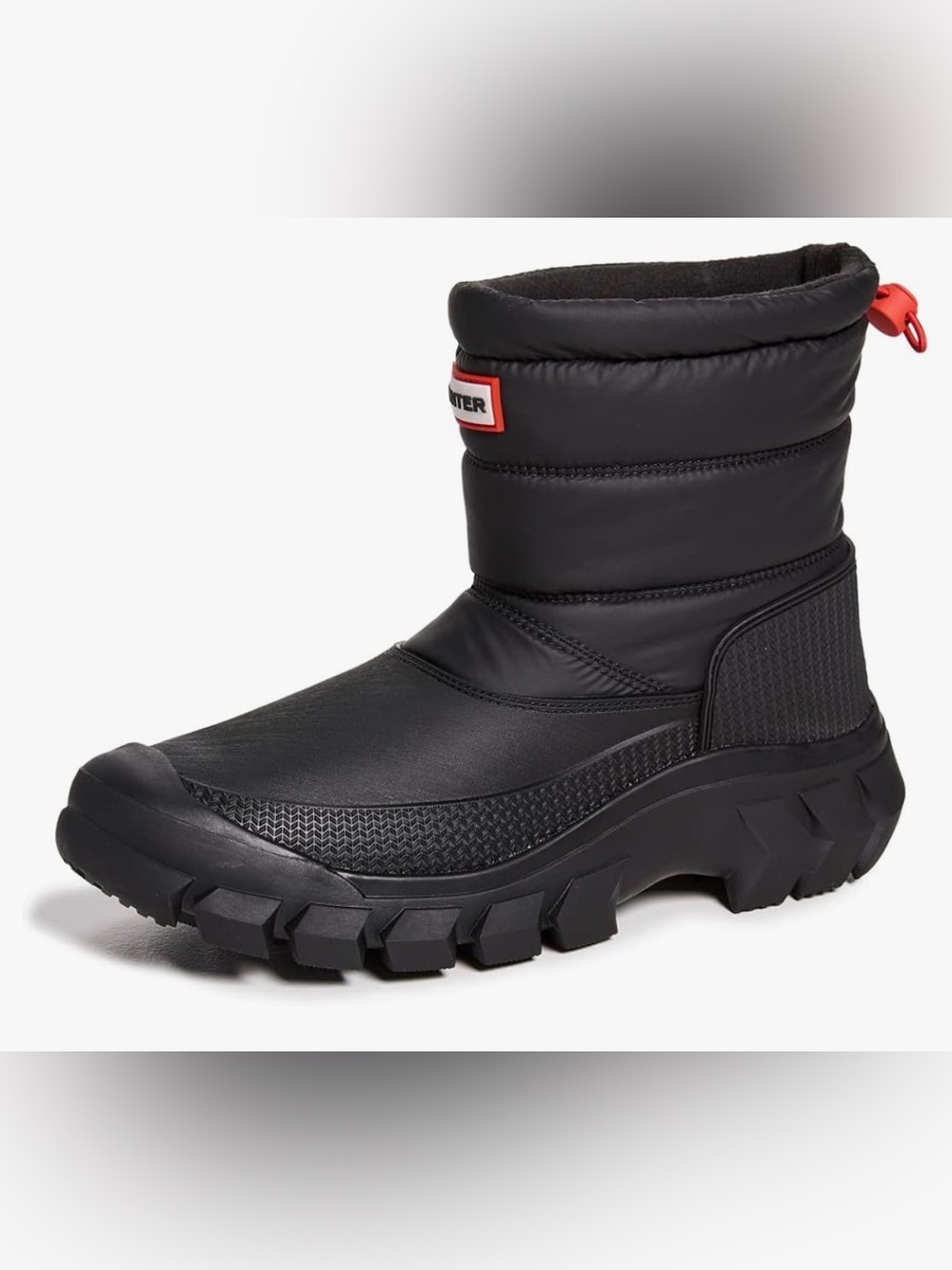 NWT Hunter Women's Intrepid Short Snow Boot
Black/Red, Size US 7 - Picture 5 of 15